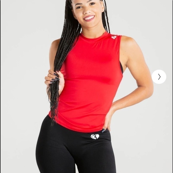 WOMENS best true tank‎ top red sz S NWT - Picture 1 of 9
